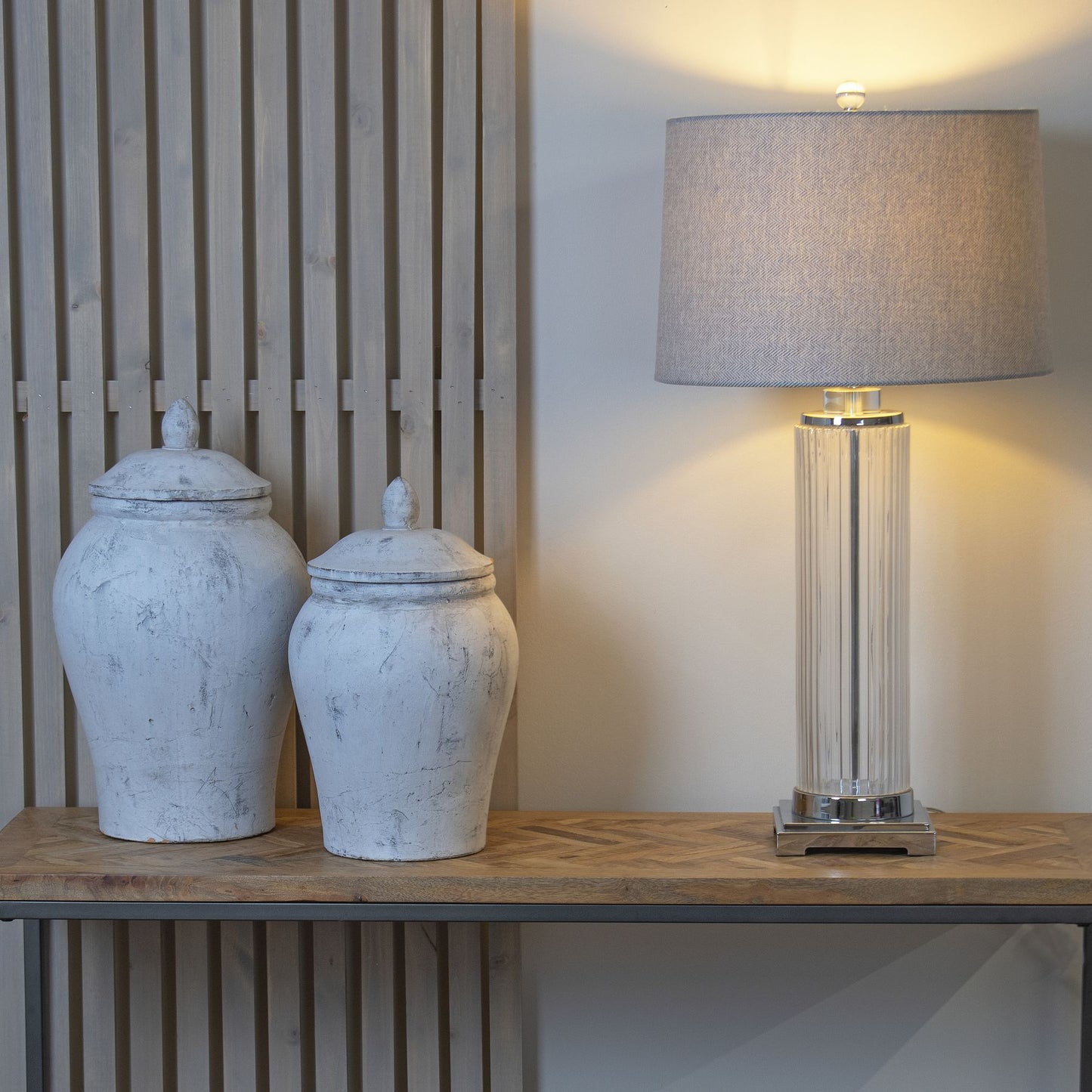 Large Stone Ginger Jar