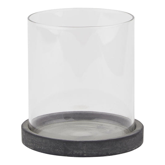 Grey Hurricane Lantern