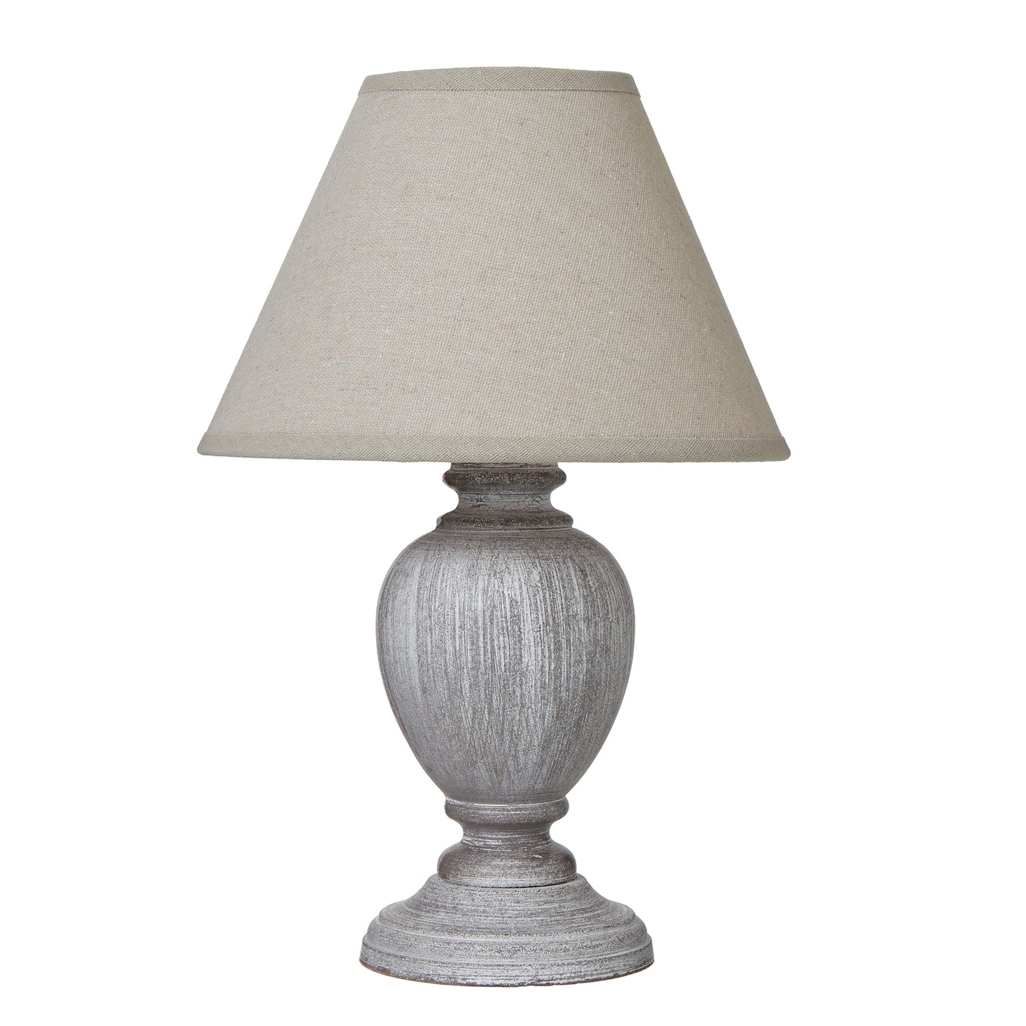 Urn Table Lamp With Linen Shade