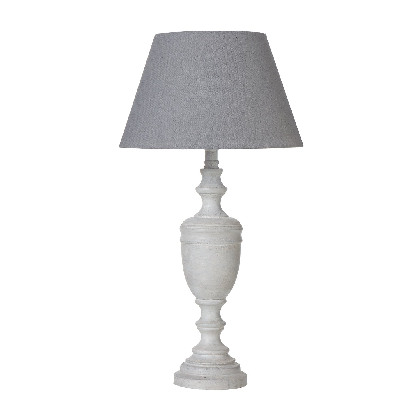 Urn Table Lamp With Linen Shade