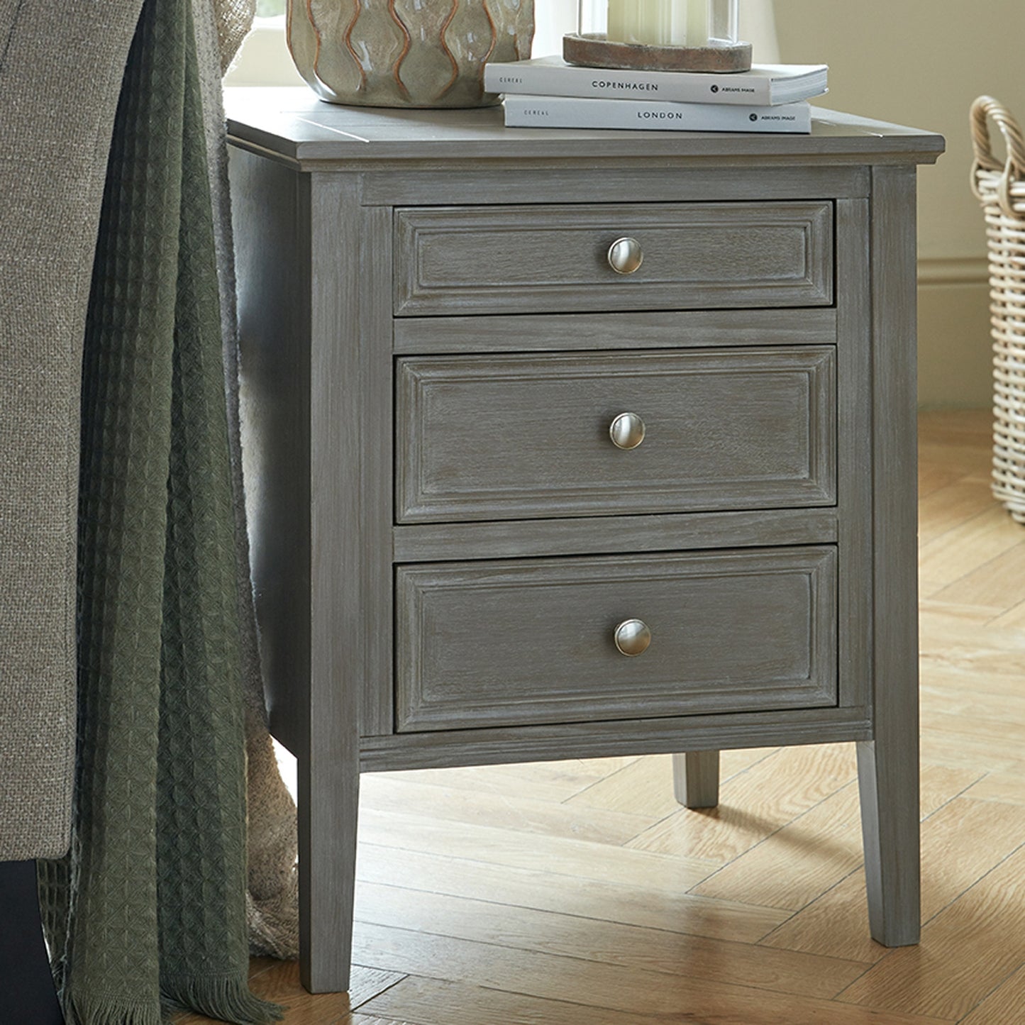 3 Drawer Side Table