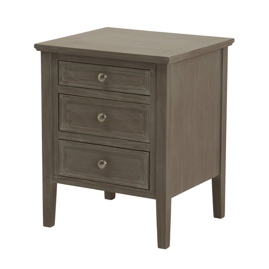 3 Drawer Side Table