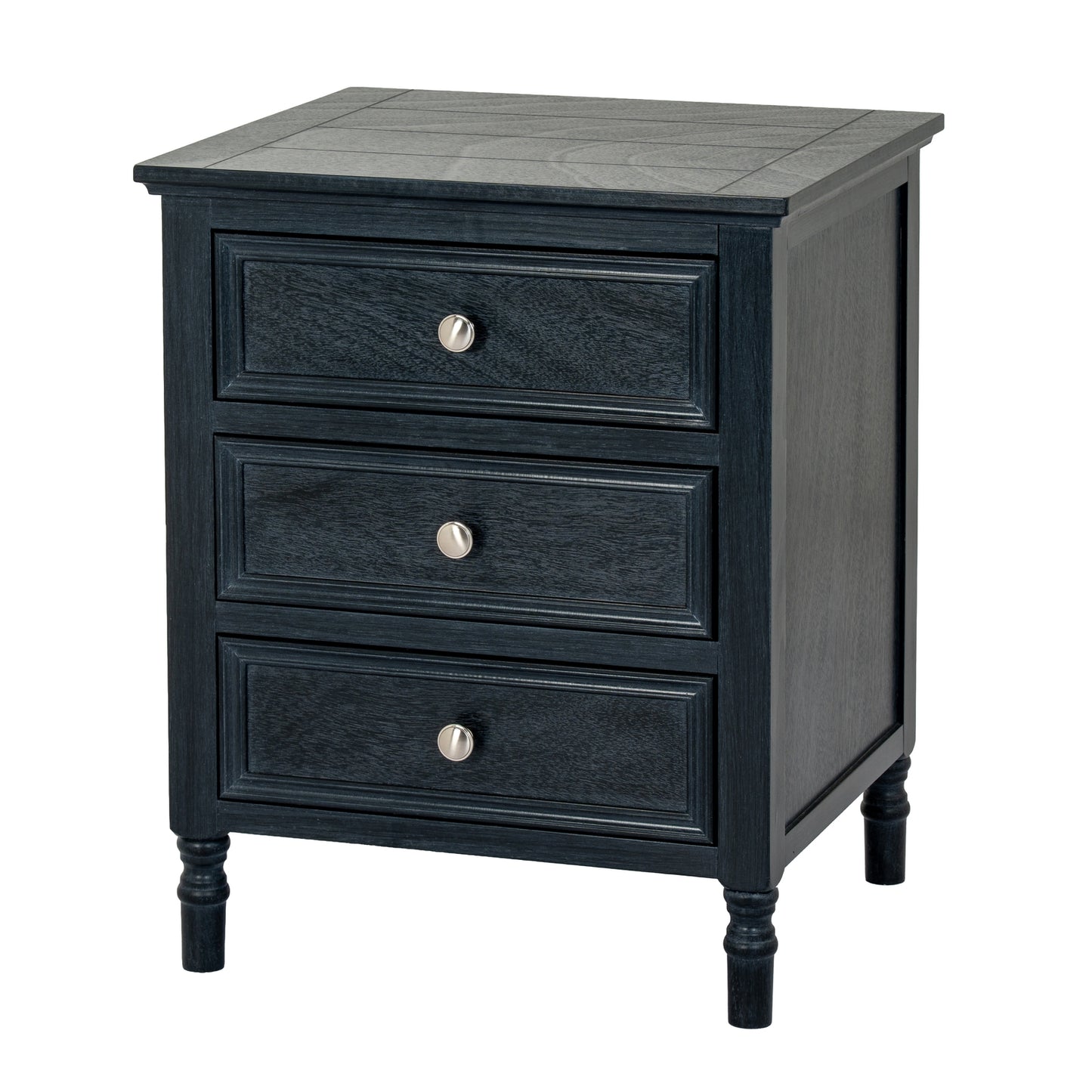 3 Drawer Side Table