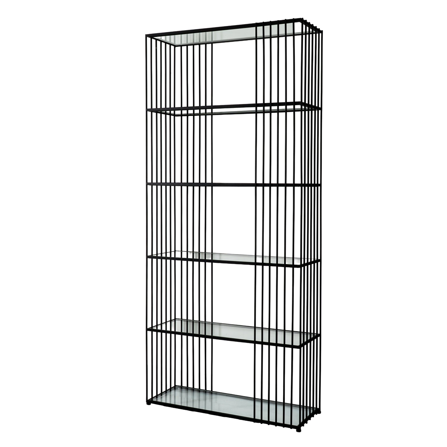 Shelf Unit With Glass Shelves
