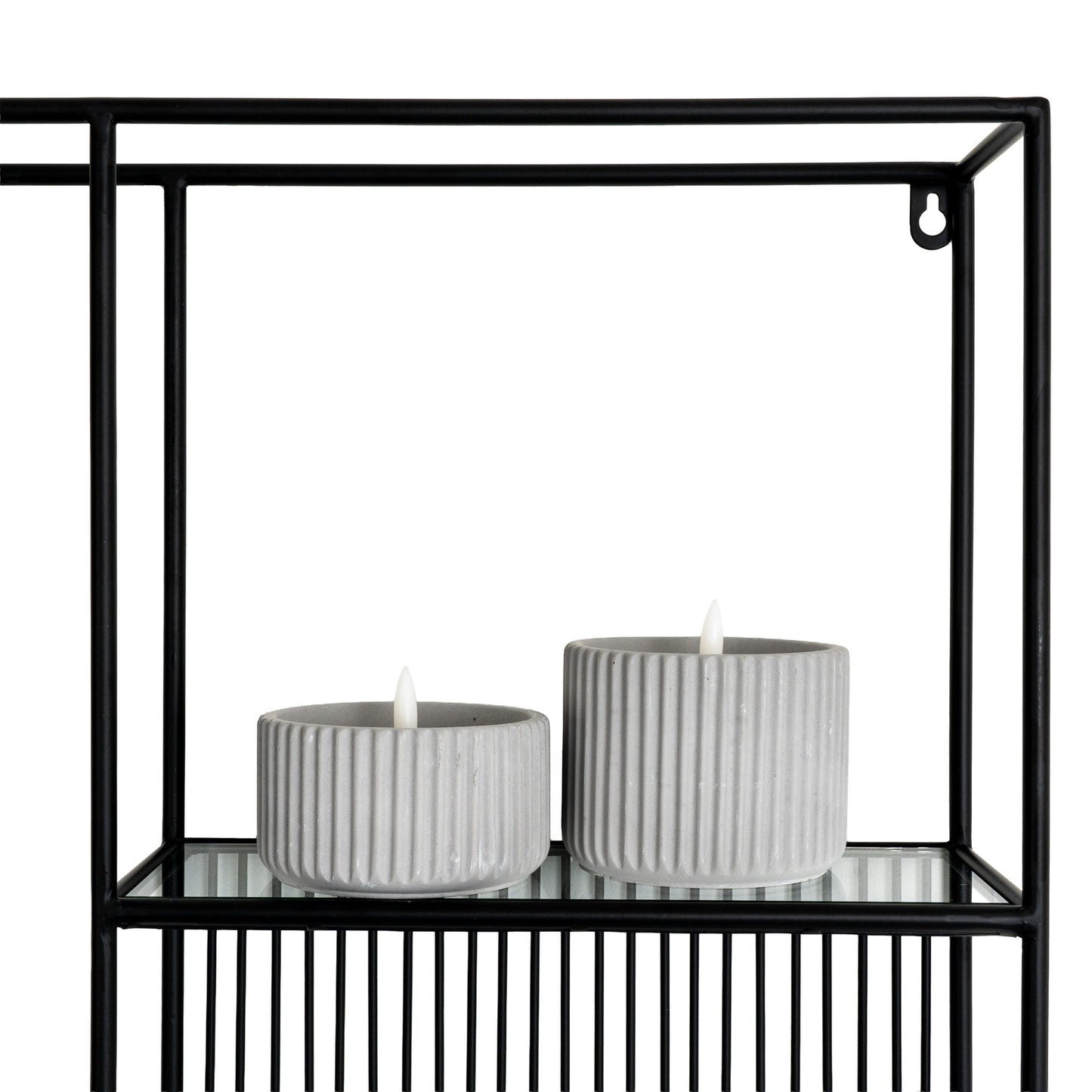 Shelf Unit With Glass Shelves