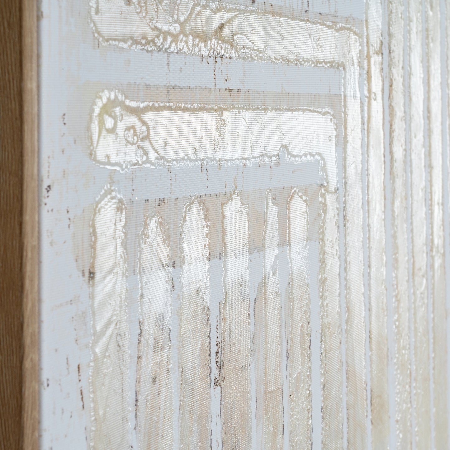 Tellura Hand Painted Canvas In Frame