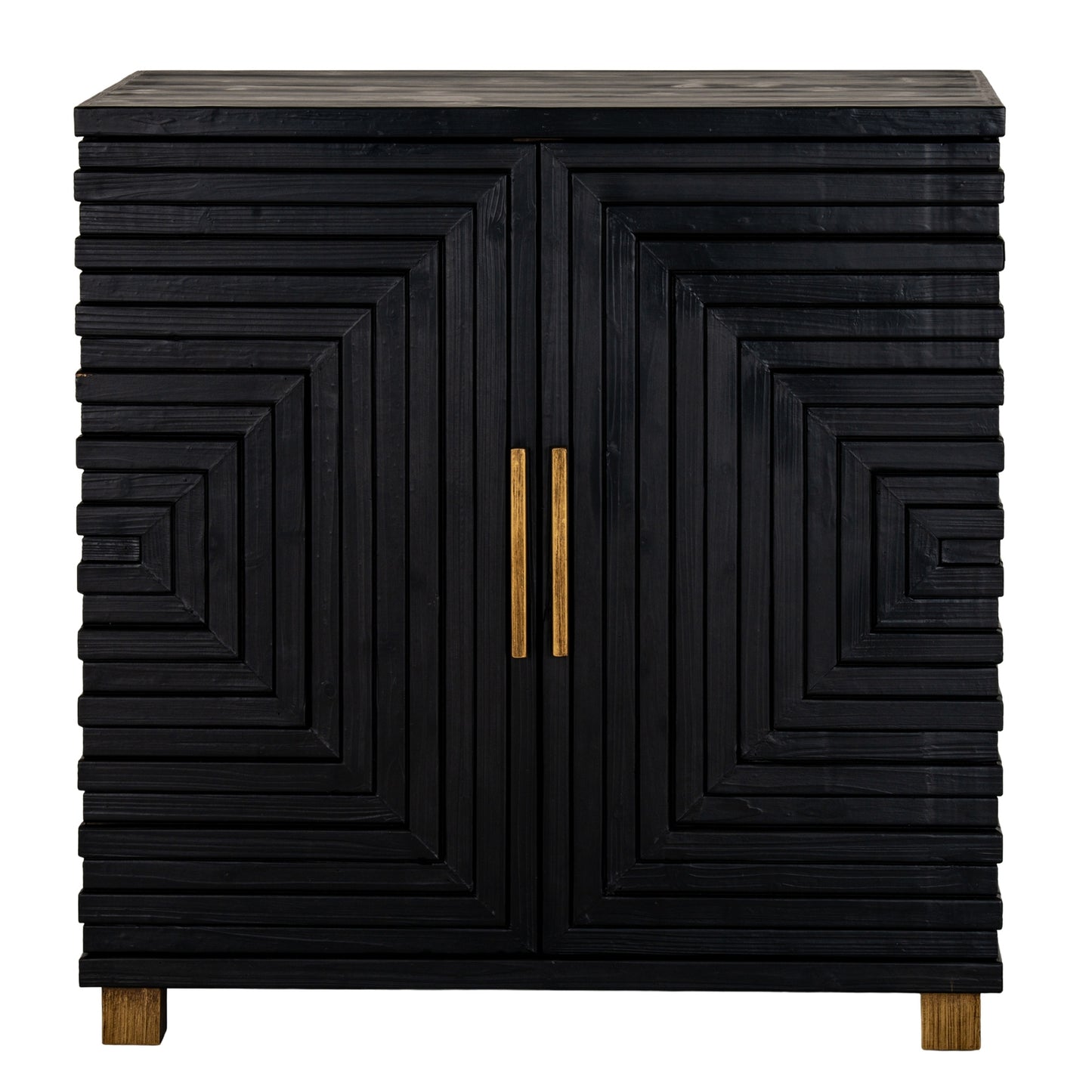 Black 2 Door Side Cupboard