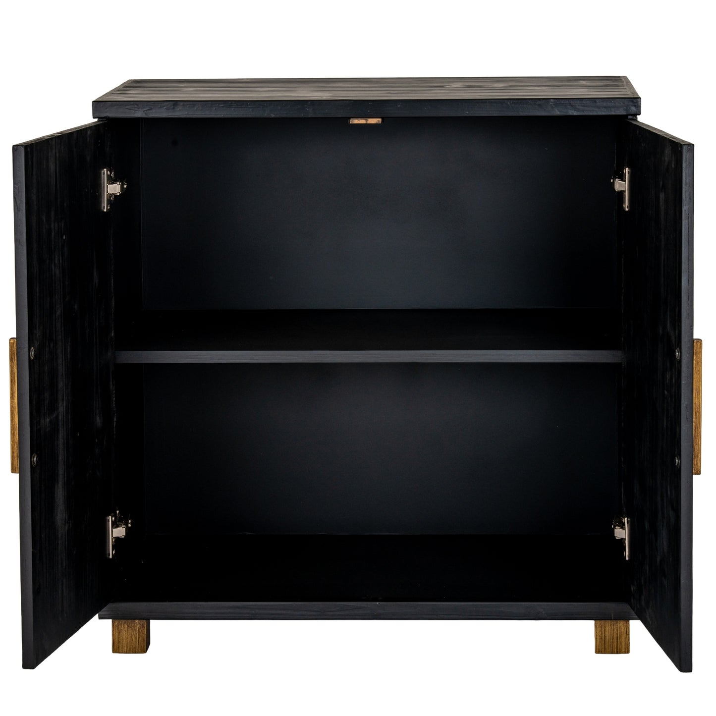 Black 2 Door Side Cupboard